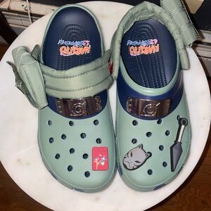 Men's Naruto crocs size 8 men's and 10 women's
